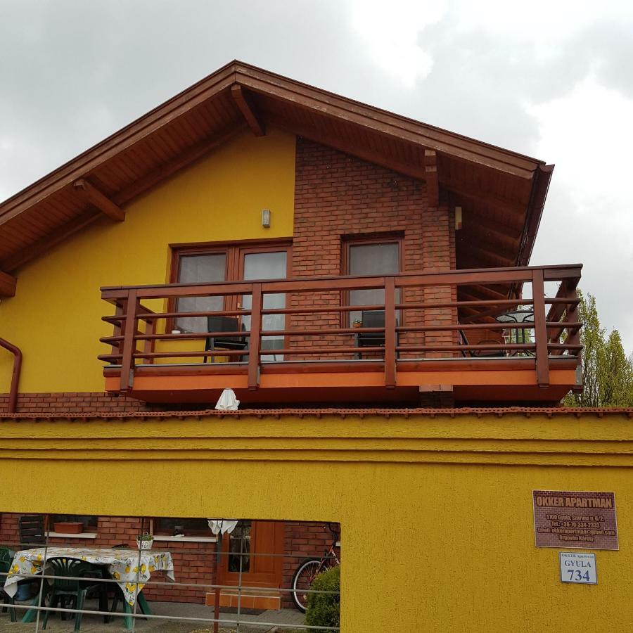 Okker Apartman Gyula Luaran gambar